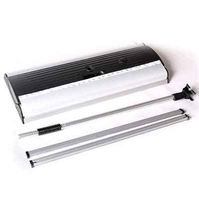 Outdoor Roll-up Waterbase,double sided, 85 cm, with telescopic pole