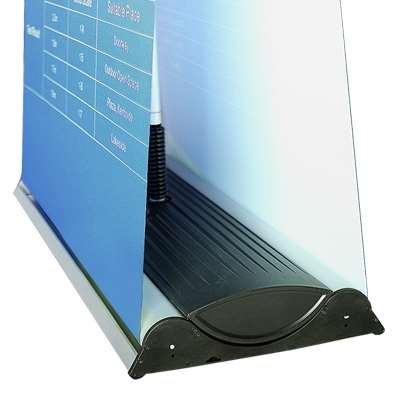 Outdoor Roll-up Waterbase,double sided, 85 cm, with telescopic pole