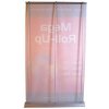 Mega Roll-up single-sided - 150x250 cm - silver - with banner and print #4