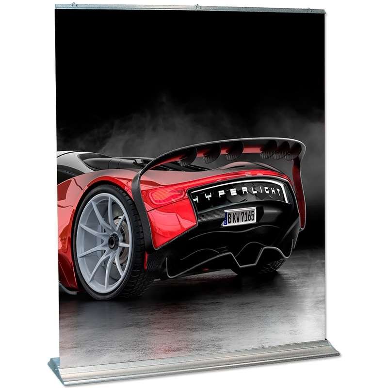 Mega Roll-up, single sided, 84,5 cm, alu