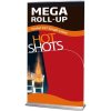 Mega Roll-up single-sided - 150x250 cm - silver - with banner and print #10