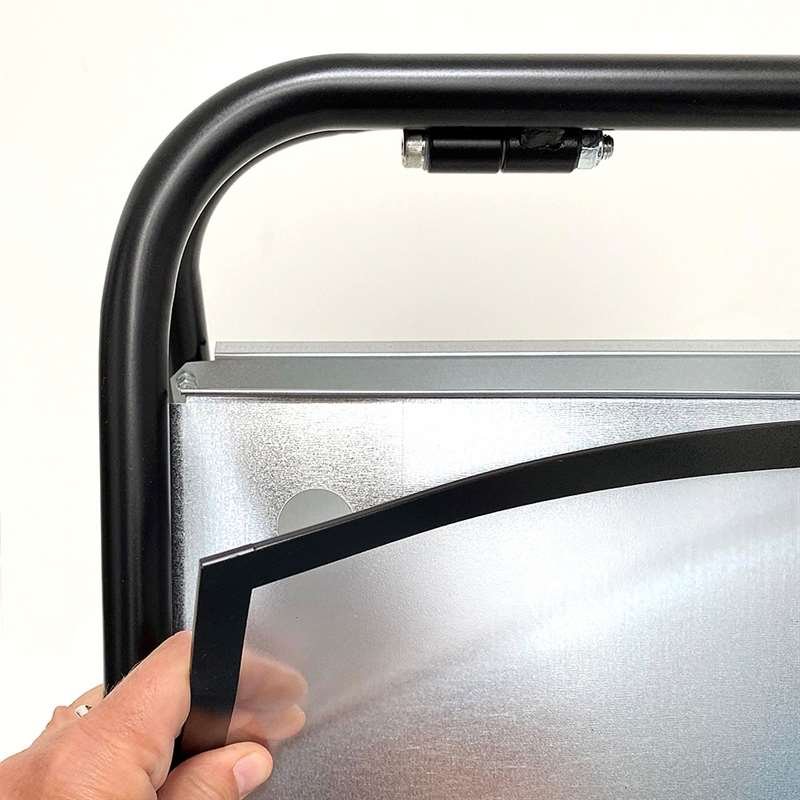 EXPO SIGN pavementboard A3 horizontal black with PET frontsheet