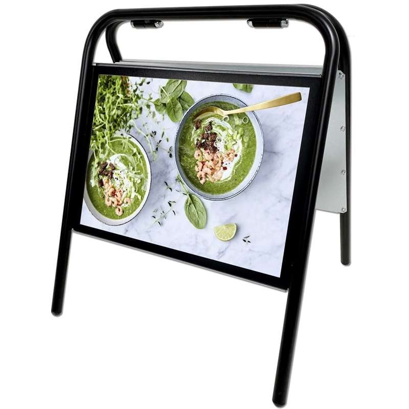 EXPO SIGN pavementboard A3 horizontal black with PET frontsheet