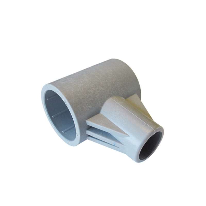 Grey plastic fitting for mounting of top pole on telescopic pole. Mega Outdoor Flag