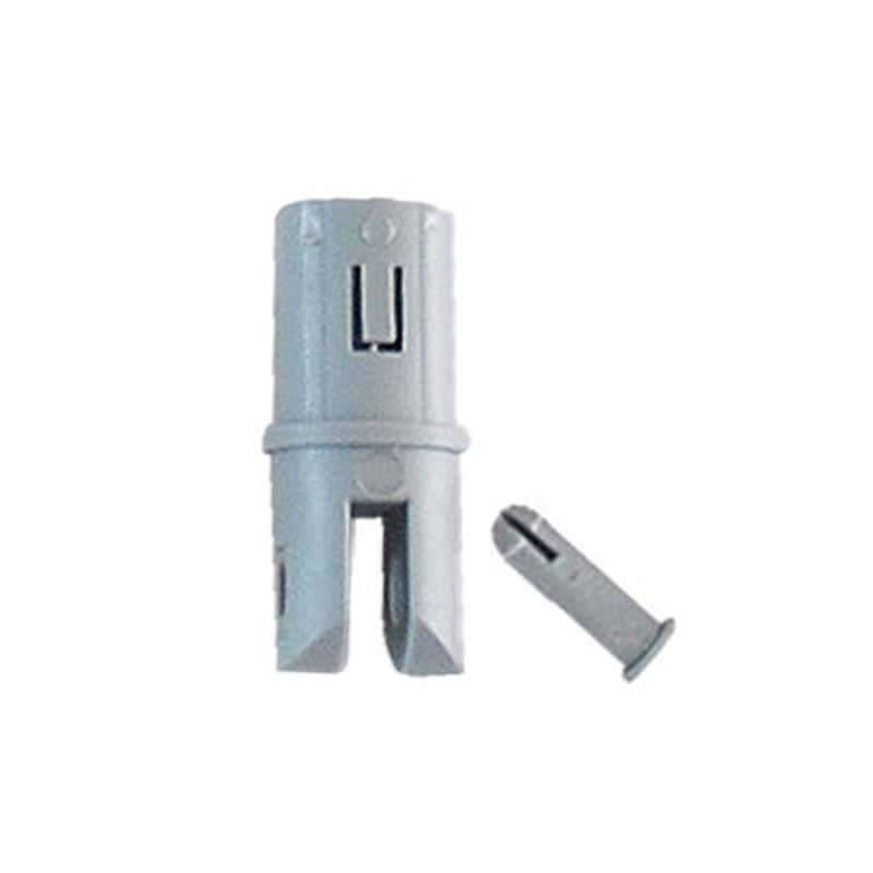 Grey plastic fitting for mounting of legs on Mega Outdoor Flag