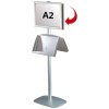 Mini Multistand 6 -Double sided A2 Snap Frame + A3 Steel shelf #1