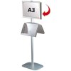 Mini Multistand 6 -Double sided A3 Snap Frame + A3 Steel shelf #1