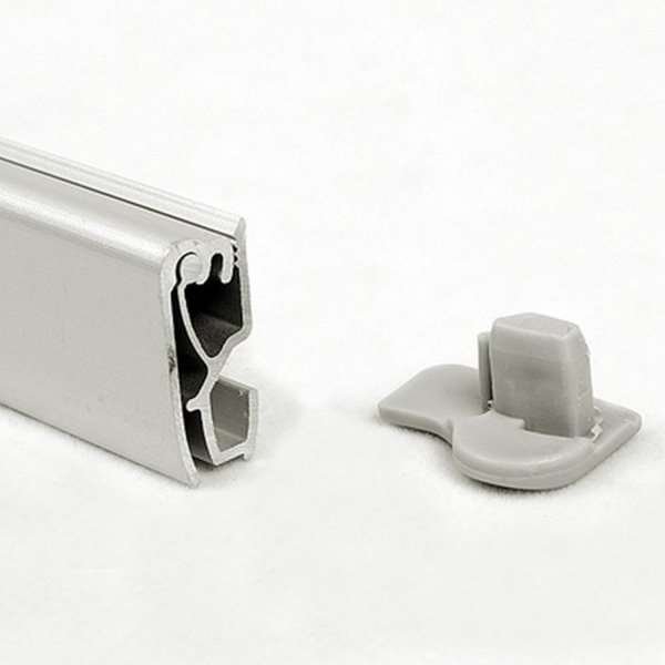 Business Roll-up, single sided, 85 cm, alu, in bag with long zipper