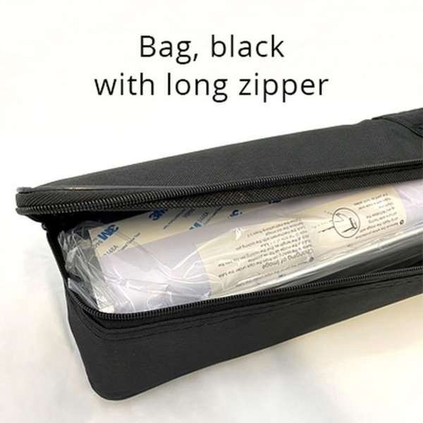 Business Roll-up, single sided, 85 cm, alu, in bag with long zipper