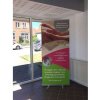 Classic Roll-up single-sided - 85x200 cm - silver - with banner and print #12