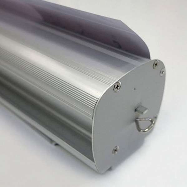 Classic Roll-up single-sided - 85x200 cm - silver - with banner and print