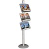 MULTISTAND 5 Single sided with  3 x steel shelve Alu #1