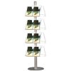 MULTISTAND 8 Doublesided 4 x acryl shelve Alu #1