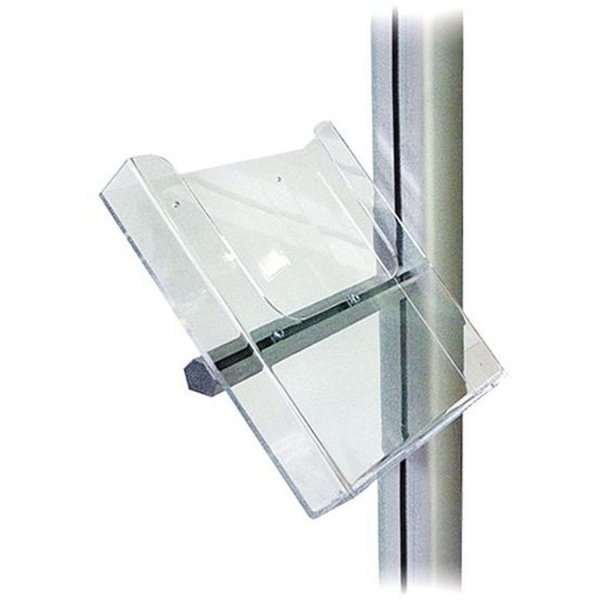 MULTISTAND Acrylic brochure holder with Alu fittings, A4
