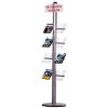MULTISTAND 20 Single sided, 8 pcs. A5 Shelves + logoplate #1