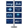 MULTISTAND 14  Double sided with 8 pcs. A3 Slide-in Horizontal #1