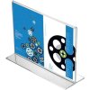 T-Menuholder, horizontal A4 acrylic display #1