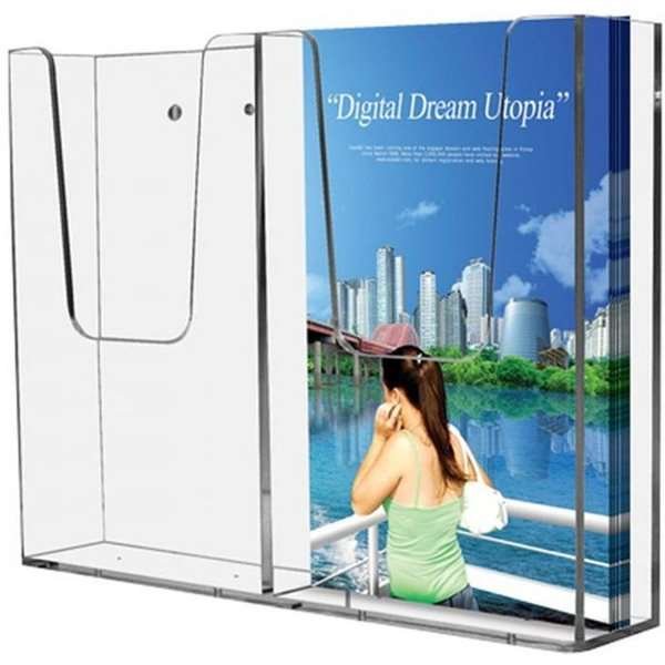 Wall Dispenser, acrylic holder, 2 x M65