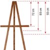 Wooden Easel, 165 cm heigh i dark wood #2