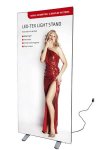 LED-Tex Light Box Stand, double sided, 85 x 200 cm #1