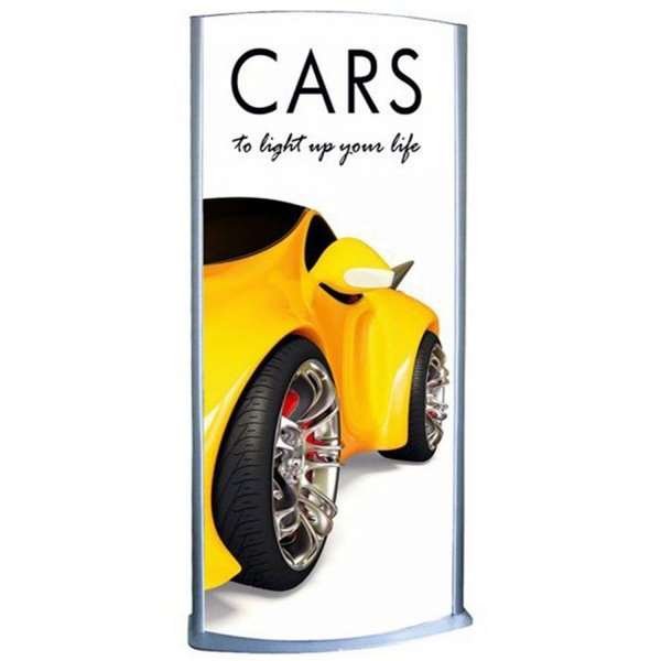 Totem Elipse Light Stand, double sided, 80 x 170 cm