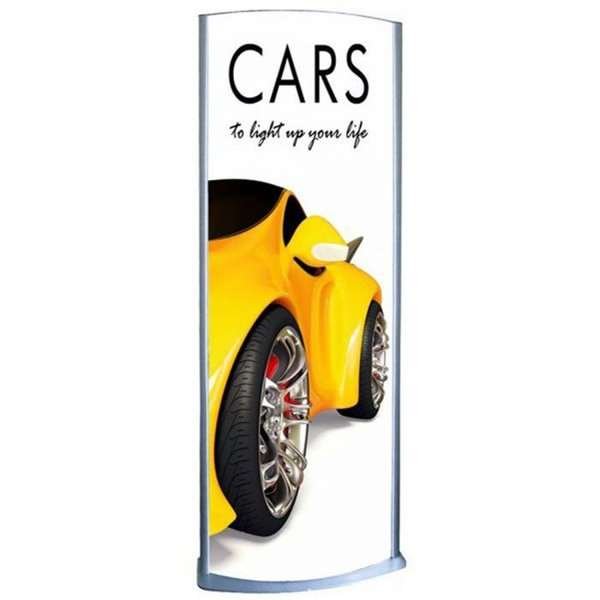 Totem Elipse Light Stand, double sided, 60 x 170 cm