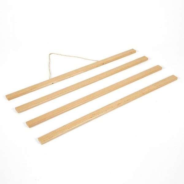 Wood Poster Hanger Magnetic, light, 50 cm set