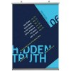 Poster-Hanger, double sided, set, 100 cm, alu/silver #1