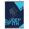 Poster-Hanger, double sided, set, 70 cm, alu/silver #1