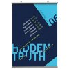 Poster-Hanger, double sided, set, 42 cm, alu/silver #1