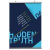 Poster-Hanger, double sided, set, 30 cm, alu/silver #1