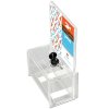 Tip Box Clear with info, 14,8 x 16 cm and lock #4