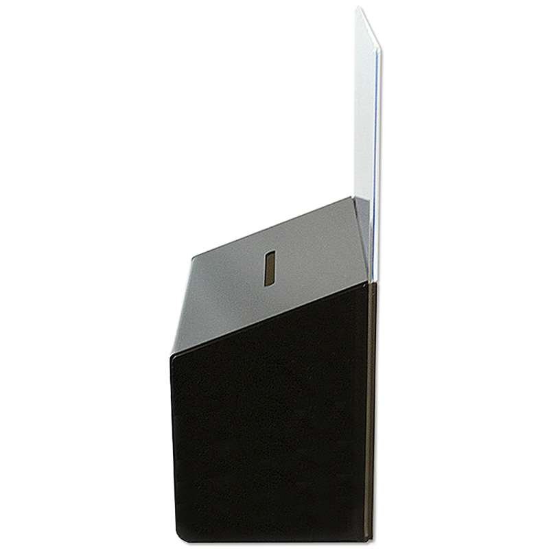 Tip Box Black with A4 info and lock