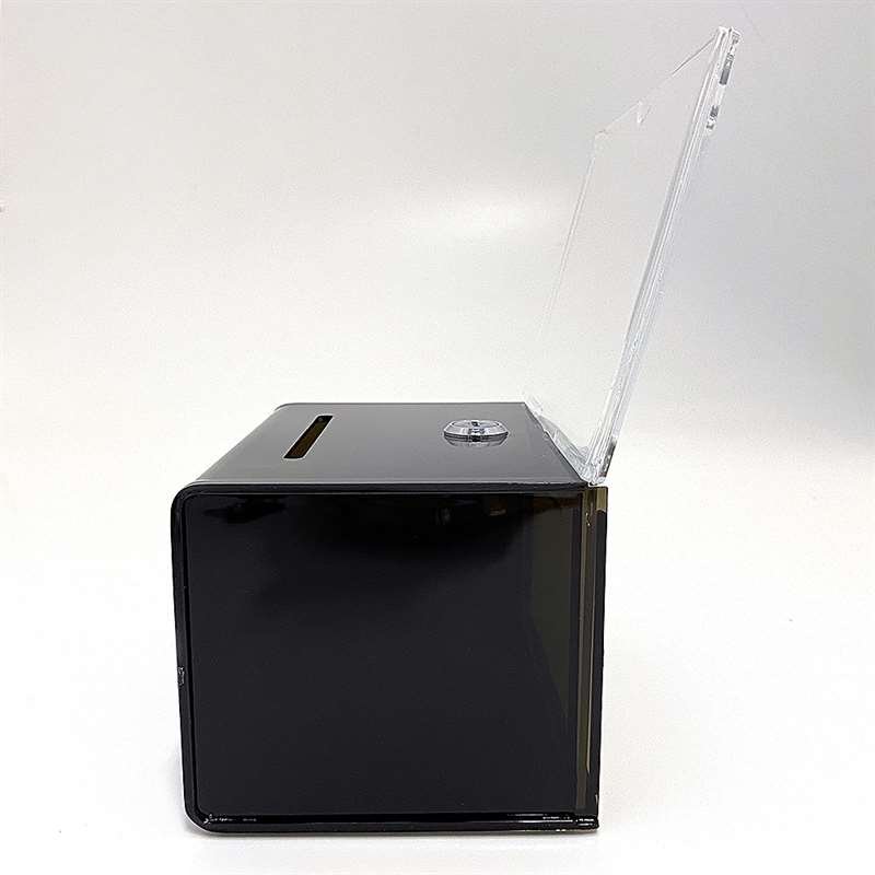 Tip Box Black with A6 Info and lock