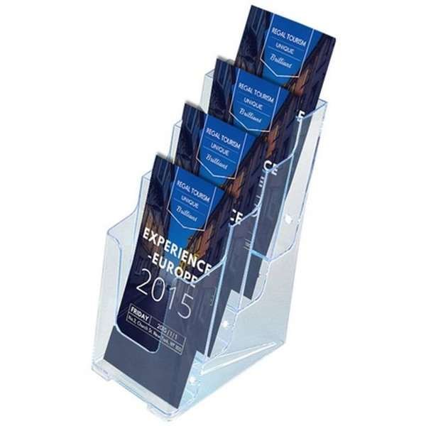 Table & Wall Dispenser, 4 x M65 acrylic holder