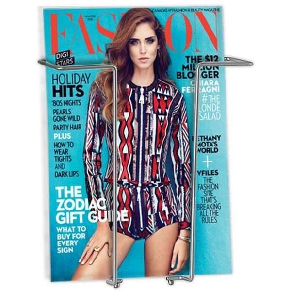 Wireholder Wall A4, silver