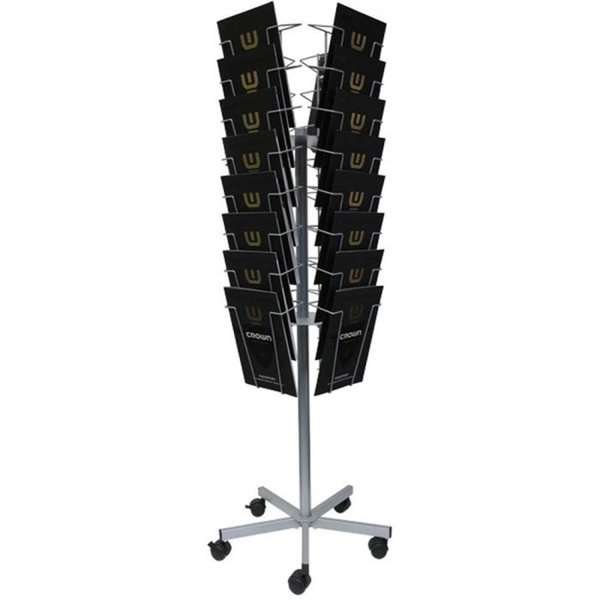 Brochure Spin Wire with 5 rolls, 32 x A4, silver