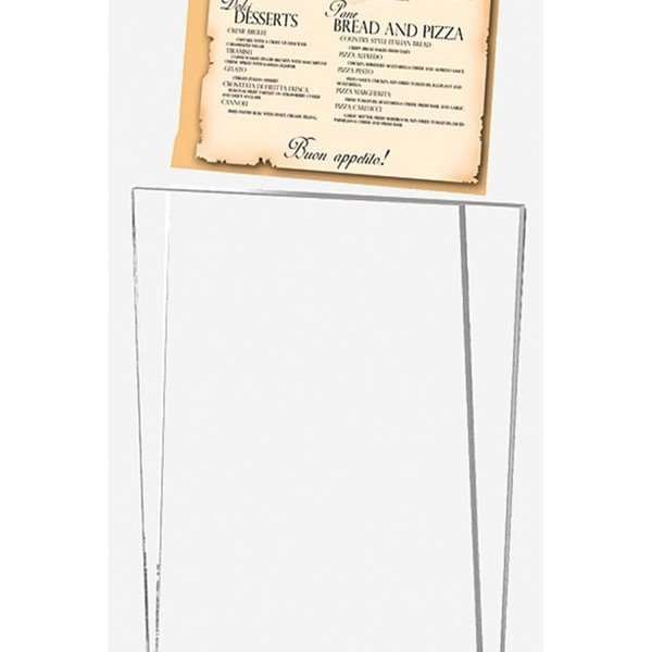 A5 acrylic pocket for Rocket Menuholder (without base)