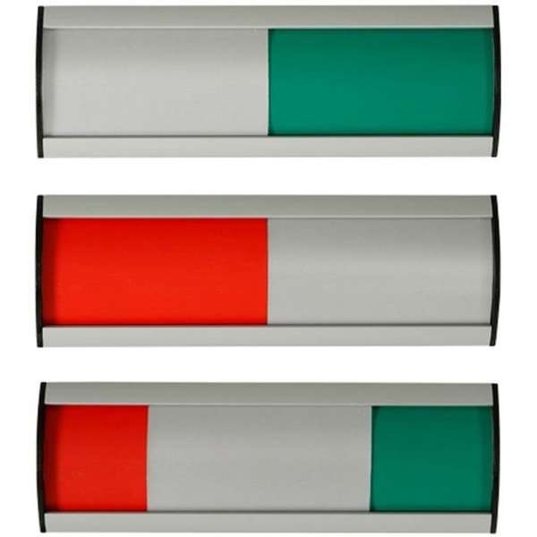 Meeting Room Door Sign with slider, 52 x 200 mm