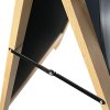 Wooden A-Board Light, Tall, with blackboard of steel and front panel #4