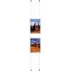 Hanging Snap Frame, double sided, 25 mm, A1, alu/silver #5