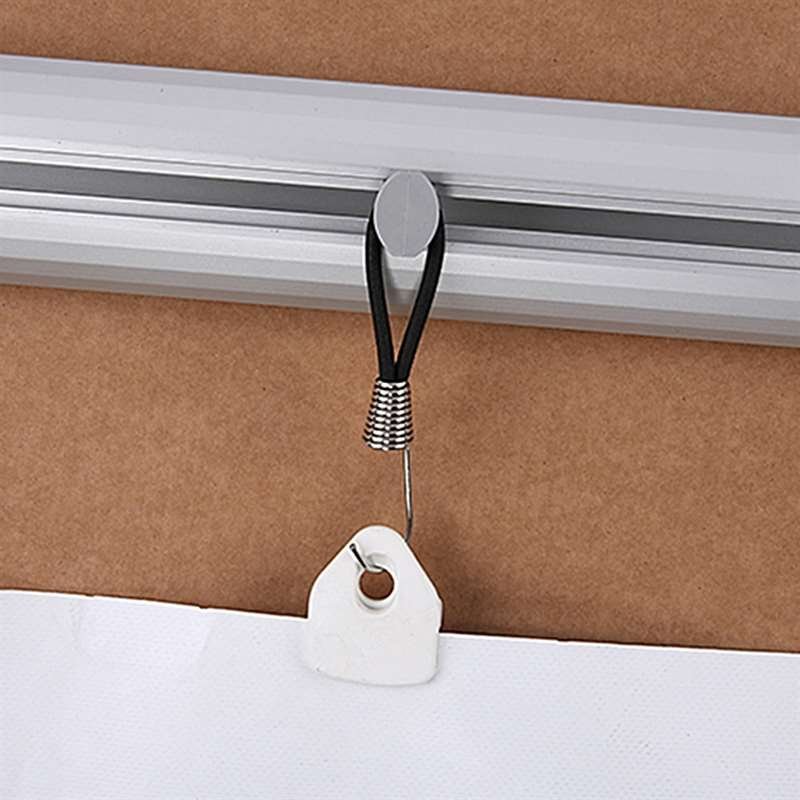 White plastic banner clamps, set with 40 pcs., for Omni Banner Frame