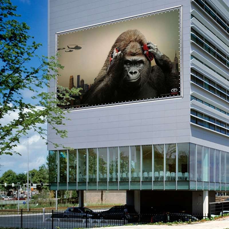 White plastic banner clamps, set with 40 pcs., for Omni Banner Frame