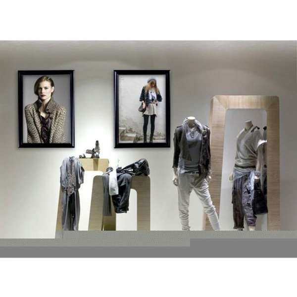 Antique snap frame, 40 mm, 70 x 100, black