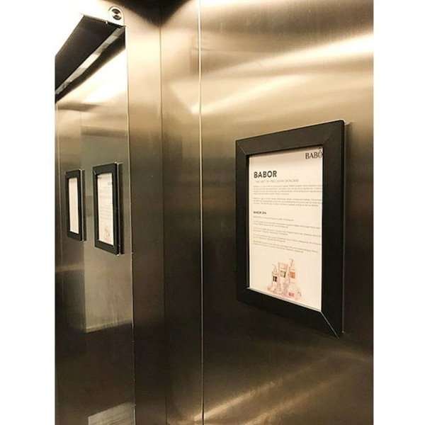 Crown snap frame, 33 mm, A5, black