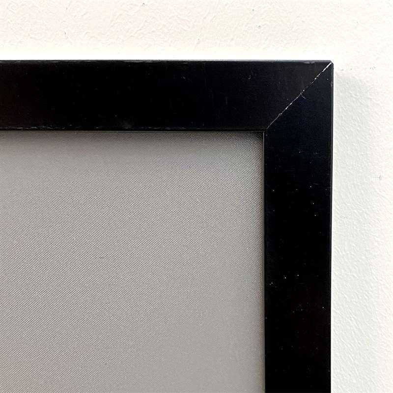 Alu snap frame, black, 20 mm flat profile, 70 x 100 cm
