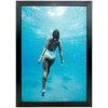 Alu snap frame, black, 20 mm flat profile, 70 x 100 cm #1