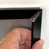 Alu snap frame, black, 20 mm flat profile, 50 x 70 cm #3