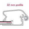 Alu snap frame Rondo, 32 mm, 50 x 70, silver #5