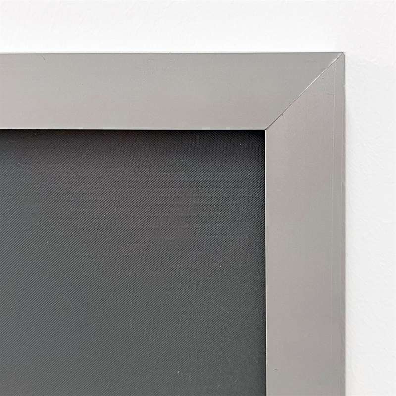 Alu snap frame, silver, 20 mm flat profile, 70 x 100 cm